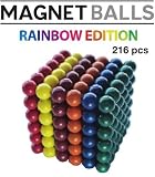 Magnet Balls Rainbow Edition - 6 Colors - Magnetic Earth Magnet Puzzle in Collectors Tin