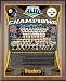 Pittsburgh Steelers 2008 Superbowl 43 - 13x16 Healy Wall Plaque with Walnut Finish Backing