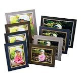 Kenro Strut Photo Mount A4 Pack 50 Black Silver PM501