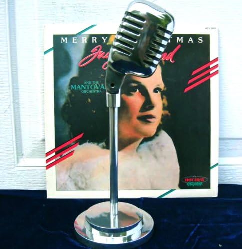 Microphone Retro Decor Polished Aluminum 13 1/5" High