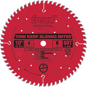 Freud LU91R008 8-1 2'' x 48T Thin Kerf Sliding Compound Miter Saw Blade by Freud