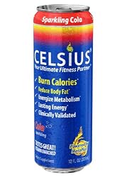 Celsius Calorie Burner, Cola, 12-Ounce Cans (Pack of 24)