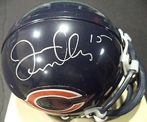Jim Miller Chicago Bears Signed Autographed Riddell Mini Helmet W/coa - Autographed NFL Mini Helmets
