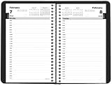 Brownline 2011 Daily Appointment Book, Spiral, Black, 8 x 5 Inches (C2504.81T)