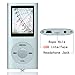 Tomameri Silver Portable MP4 Player MP3 Player Video Player with Photo Viewer , E-Book Reader , Voice Recorder with 32 GB Micro SD Card