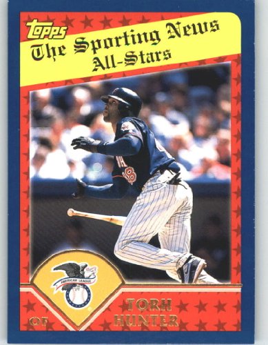 2003 Topps # 360 Torii Hunter AS Minnesota Twins Baseball Card In Protective Screwdown Case