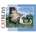 Pomegranate B.Kliban/Catbliss Standard Boxed Note Card Set (Pack of 2)