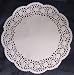 Paper Doilies - 10.5" Round - 16 piece pack - Wedding Party Supplies Tableware - White Floral Design