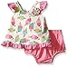 Nannette Baby Girls' Little Knit Ice Cream Top and Diaper Cover Set