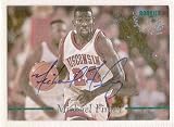 Michael Finley Signed Autographed Basketball Card
