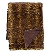 Home Faux Fur Throw Jacquard Jaquar - Multicolor (50x60")