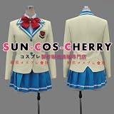 コスプレ衣装 V-058新品 モーレツ宇宙海賊 加藤茉莉香 白凰女学院制服 男性Lサイズ