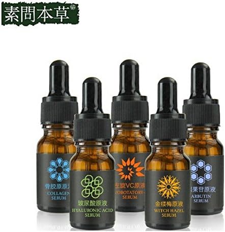 Face Care Hyaluronic Acid Snail Collagenic VC Serum10ML* 5PCS Skin Care Acne Treatment Whitening Cream Moisturizing Anti-Aging