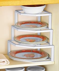 3-Tier Kitchen Cabinet Corner Shelf