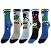 Big Boys Ben 10 Alien Force Socks (Pack Of 5) (US 5-6.5) (Assorted)