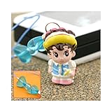 リボンの騎士ハートビーズストラップ(ブルーハート)