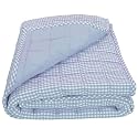 Tadpoles Classics Gingham Crib Coverlet, Blue