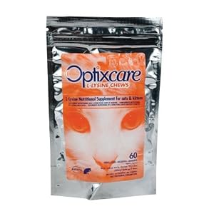 Optixcare L-Lysine Chews - 60 count
