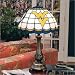 The Memory Company COL-WVI-500 West Virginia University Tiffany Table Lamp