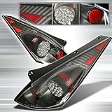 03-06 Nissan 350Z Led Tail Lights Black