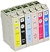 6 Pack (Full Set) Genuine Epson 79 Ink Cartridges for Epson Stylus Photo 1400 Printer in Foil Packaging - No Retail Box