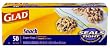 Glad Zipper Snack Bags, 50-Count Packages (Pack of 12)