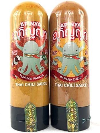 Apinya Chili Sauce Set (Pumpkin Panang and Banana Curry)