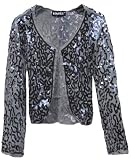 Ladies Long Sleeve Sequin Bolero Shrug, Cardigan
