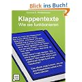 Klappentexte. Wie sie funktionieren