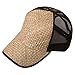 Straw Trucker Cap
