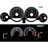 00-05 Dodge Neon w  Tach Black (white Light) Glow Gauge by High performance parts