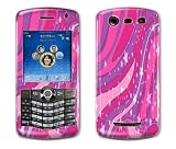 Warp Pink Design Decal Protective Skin Sticker for Blackberry 8120 or 8130