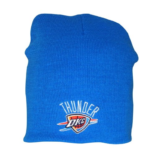 Adult NBA Oklahoma City Thunder Warm Ski & Skate Beanie / Winter Hat - One Size Fits All - Blue