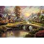 Gibsons Puzzle - Sunset on Lamplight Lane (1000 pieces)