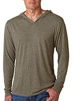Next Level Apparel Men's Tri-Blend Long-Sleeve Hoodie