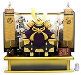 ★秀光オリジナル限定品★五月人形・兜高床台飾りセット 豪華な兜飾りセットが銀箔使用の屏風になってリニューアル