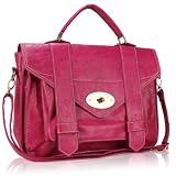 Cross Body / Shoulder Fashion Satchel Bag Pink