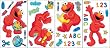 Blue Mountain Wallcoverings GAPP1804 Sesame Street Self-Stick Room Applique - Time to Learn