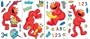 Blue Mountain Wallcoverings GAPP1804 Sesame Street Self-Stick Room Applique - Time to Learn