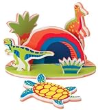 Cuckoo Alex Rub A Dub Dinosaur Island Bath Toy