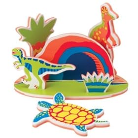 Cuckoo Alex Rub A Dub Dinosaur Island Bath Toy