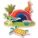 Cuckoo Alex Rub A Dub Dinosaur Island Bath Toy