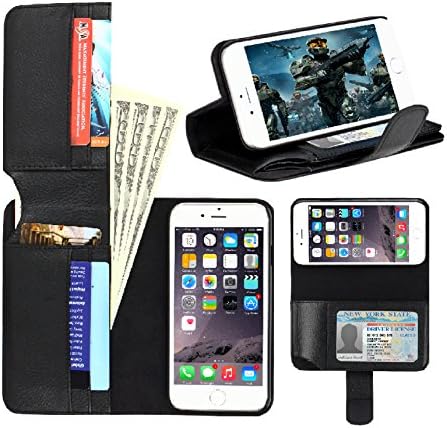 iPhone 6 & 6s Leather Wallet Case [Holds 8+ Cards & Cash] Protective Folio iPhone Case by Oenxo