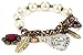 Betsey Johnson "Lady Luck" Charm Pearl title=