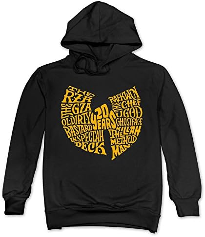 Feniay Wu-Tang Clan HIP-HOP Band Logo Men's Hooded Sweatshirt