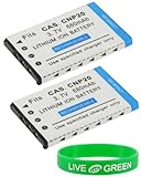 Young Micro (2-Pack) NP-20 680mAh Li-Ion Battery Compatible with Casio Exil ....
