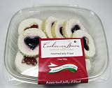 Cookies Con Amore Handmade Assorted Jelly Filled Italian Heart Cutout Cookies 12 Oz.