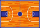 Basketball Court Children Area Rug 39