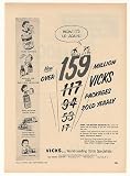 1953 Vicks Vaporub Va-Tro-Nol Cough Syrup Trade Print Ad