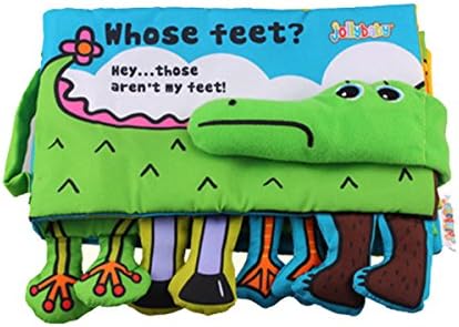 Children's Cognitive Development Cloth Book - Whose Feet